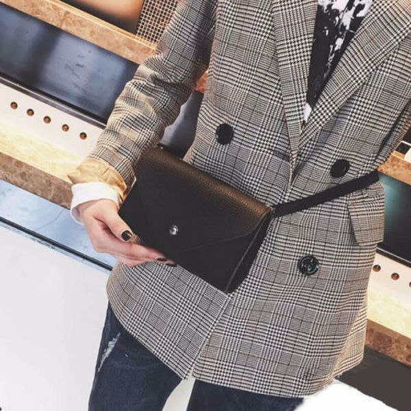 

2018 new women waist pack femal belt bag phone pouch bags brand design women envelope bags for ladies girls fanny pack