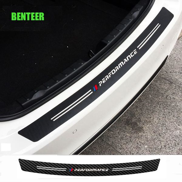 

carbon fiber power performance m car rear bumper sticker for bmw e34 e36 e60 e90 e46 e39 e70 f10 f20 f30 x5 x6203q