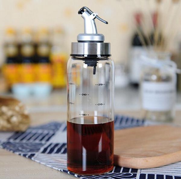 

горячая столовая бар кулинария бутылка диспенсер соус бутылка стеклянные бутылки хранения для масла и уксуса творческий кухонный инвентарь а