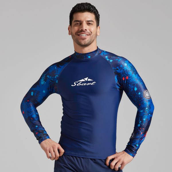 

protection uv rashguard hommes Ã manches longues maillot de bain maillot de bain lycra surf Ã©ruption garde pour homme surf natat