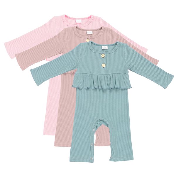 

kaiya angle baby romper spring autumn 2pcs casual new fashion outfits solid new baby clothes long sleeve 2020 boutique sets, Blue