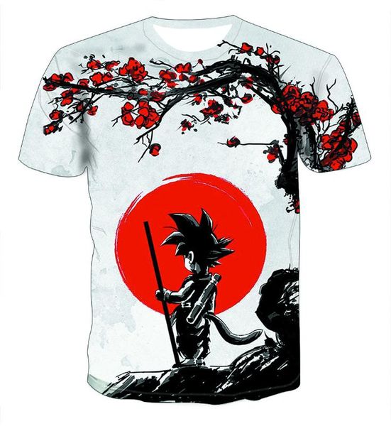 

new z футболка мужских summer 3d печать гок черного zamasu вегет dragonball повседневной майка вершина tee, White;black