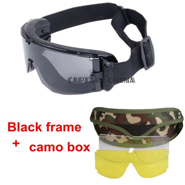 

x800 tactical goggles men eyewear hunting paintball cs army outdoor sport windproof desert tactical goggles