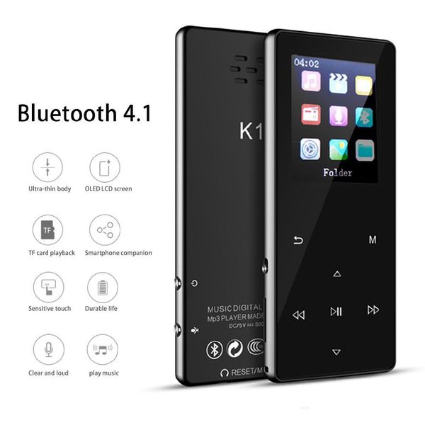 

1.8 inch mp3 player 8g 16g 32g hifi noise built-in speaker recorder e-book support extended memory 128g bluetooth