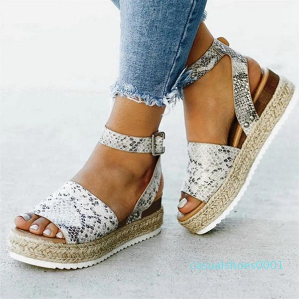 

2020 new sale-ions hemp rope wedge with light bottom fish mouth sandals female, support mixed batchqa21, Black