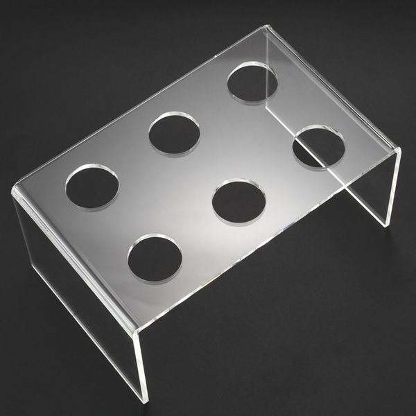 

6 holes acrylic stand holder ice cream crisp tube cone holder ice cream tools