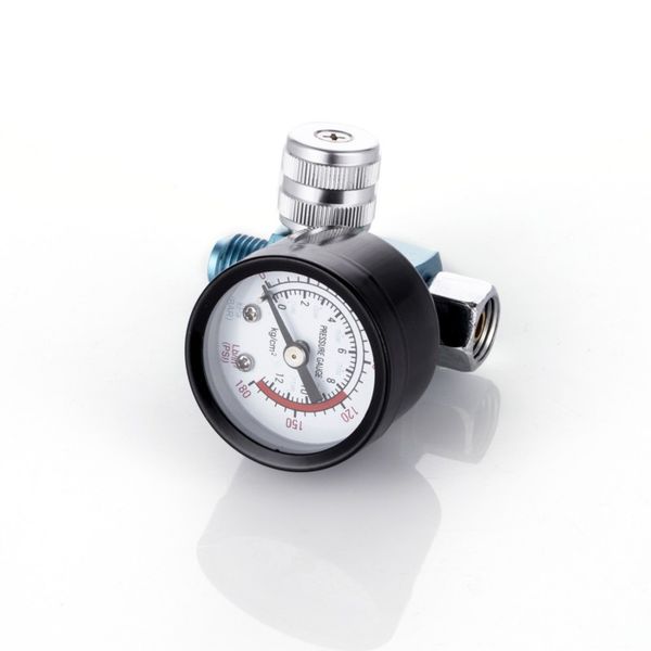 

dewabiss spray paint gun air regulator gauge iron blue base airbrush painting cars tool