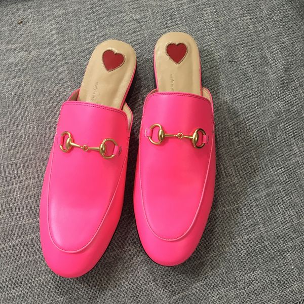 

fashion luxury designer women shoes mules outdoor fashion flat mule ladies loafers womens summer slippers suede genuine leather shoes, Black