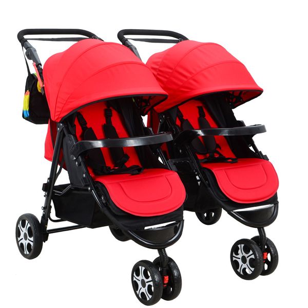 

ainbow portable folding twins baby stroller lightweight pram two baby double stroller cart buggy