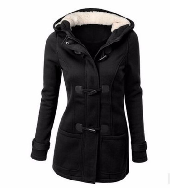 

6xl hooded winter parka plus size women thick girl snow coat cotton jacket fashion long overcoat street female solid ladies top, Black