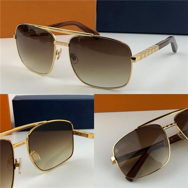 

новая мода классические солнцезащитные очки отношение солнцезащитные очки золотая рамка квадратная металлическая рамка винтажный стиль откры, White;black