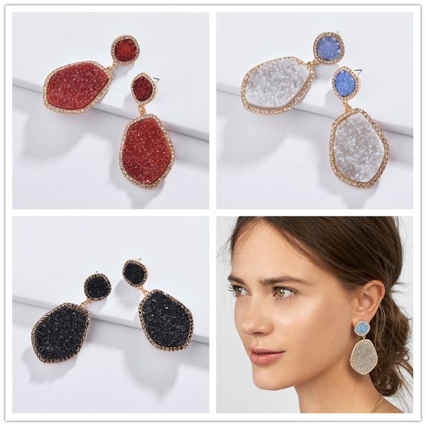 

3 веа drusy druzy ад еѬги позолоенне икђвеннй камен мол еѬги дл жен, Silver