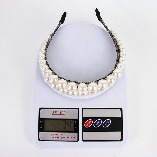 

temperament queen crown hair accessories headband bilateral hair bands for women white alice band cerchietto aliceband lady hair bands sinjj, Black;brown