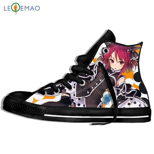 

custom image printing sneakers arrival popular anime mondaiji men/harajuku style plimsolls canvas breathable walking flat