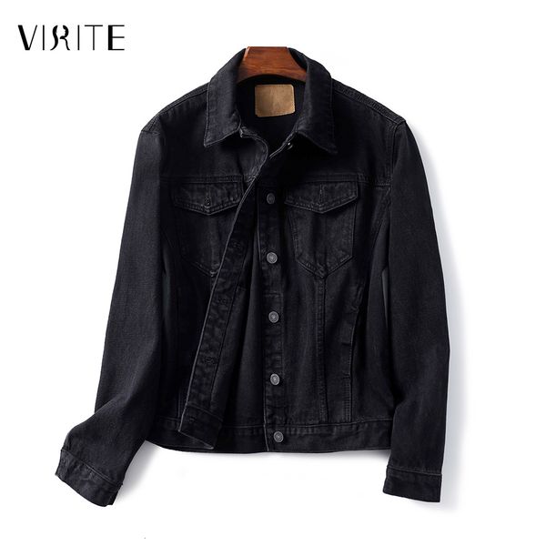 

virite boyfriend jackets denim casual loose jean jacket pockets spring autumn black women coat female outwear basic coat t190907, Black;brown