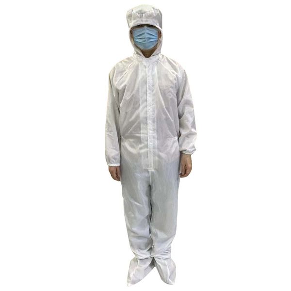 

factory direct disposable non-woven protective clothing isolation coat blue and white with hats and shoe covers spot sales