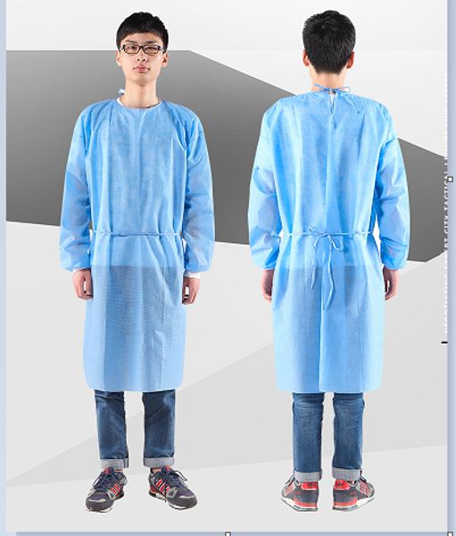 

protection gown disposable protective isolation clothing dustproof for women men anti-fog anti-particle isolation suit wholesale in bulk