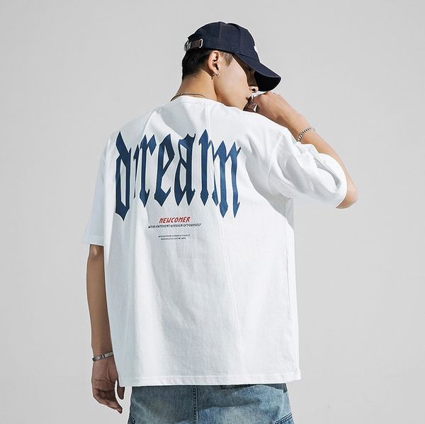 

mens designer t shirts fashion brand letter print short sleeve t-shirt for summer 2020 new arrival round neck pullover cotton tees m-2xl, White;black