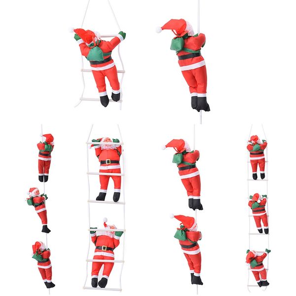 

christmas pendant ladder christmas santa claus doll tree new year decorations drop ornaments