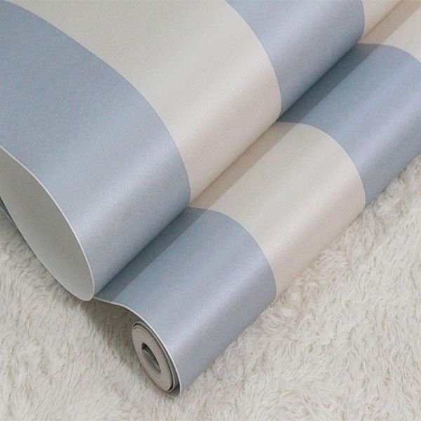 

children's style pink korean room bedroom wallpaper for kids room modern vertical striped non-woven wallpaper living decor