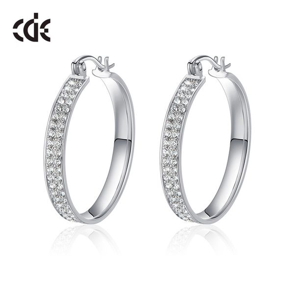 

wedding party silver s925 beaded pearl gift woman lady diamond jewelry earring for bride acting initiation graduation cde-122, Golden