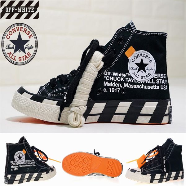 

new arrival off whìte x cònvèrse chuck 1970s all stàr luxury design ow sneakers for men women canvas shoes sport running shoes, Blue;black