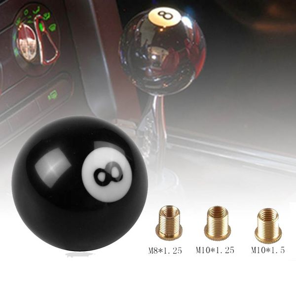 

new 8 billiard ball car gear shift knob universal shifter lever cover for manual transmission