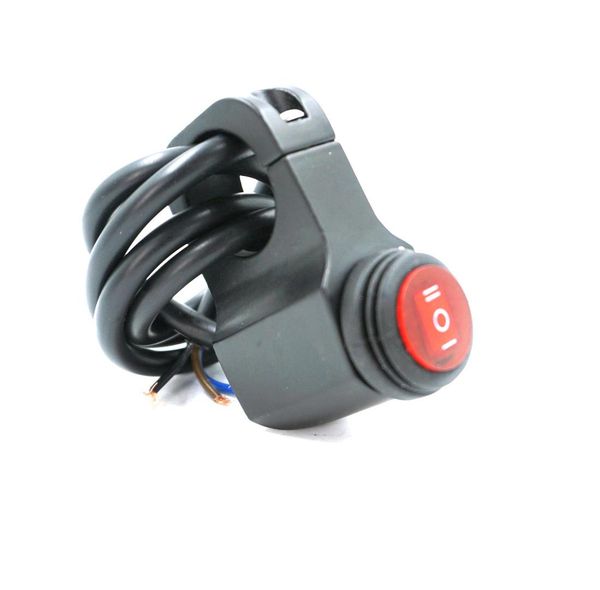 

1pcs modified motorcycle aluminum alloy headlights retro switch one into two out switch three lines