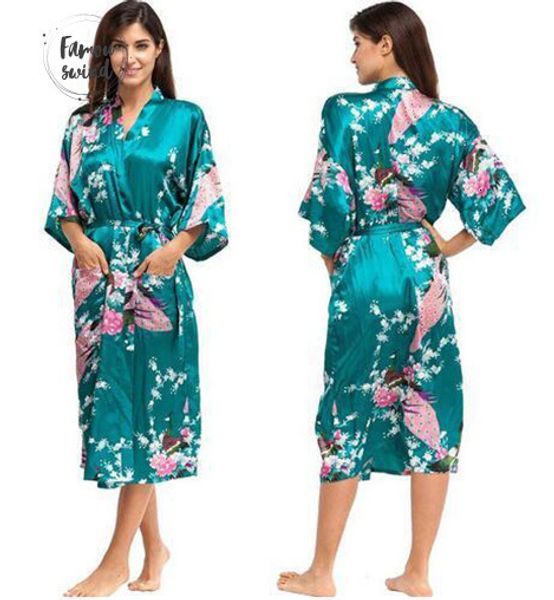 

шелковое кимоно robe халат женщины robe шелковой летней ночь sexy одеяние night grow для невесты одеяния plus размеры xxxl 010412, Black;red