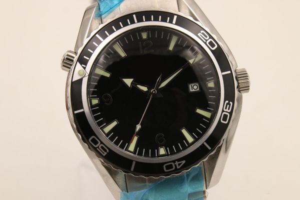 

hot sale watch men hand wind watch Co-Axial Planet Ocean Black Dial SS automatic movement watch watches men dive wristwatches