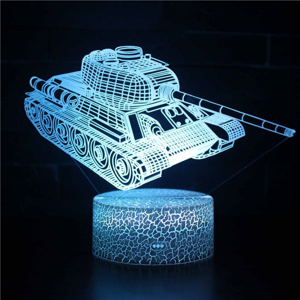 

magiclux novelty lighting 3d illusion led lamp tank model night lights for kids bedroom decoration creative gift lamps