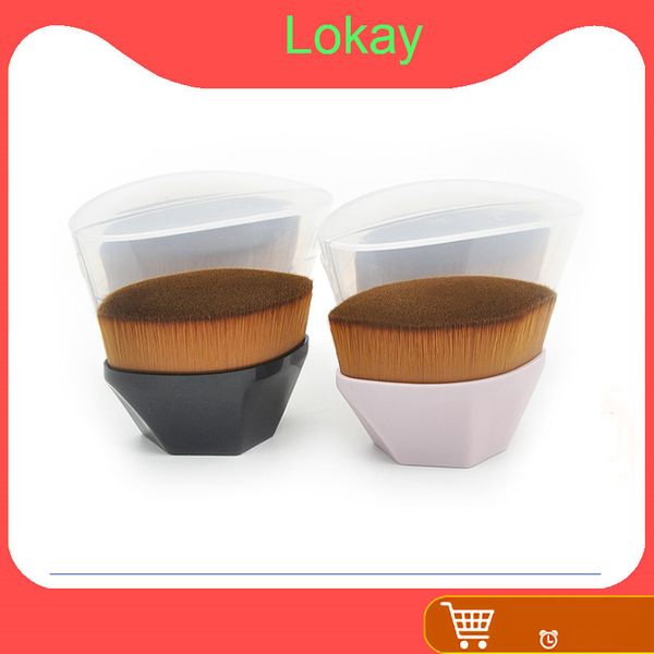 

1pcs makeup brush hexagonal diamond petal brush handle foundation primer concealer bb cc cream girl beauty tools