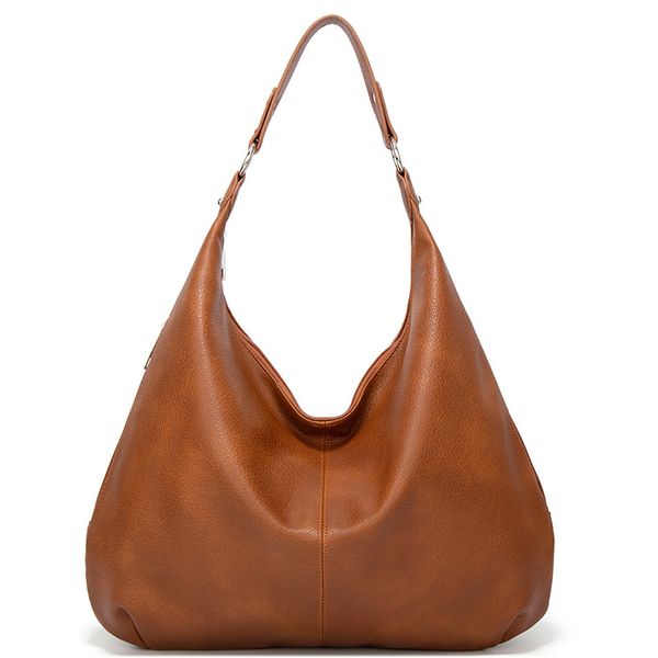 

casual retro tote bag 2020 new women's bag dumpling hobos bags ladies large capacity shoulder bags fashion design women handbags
