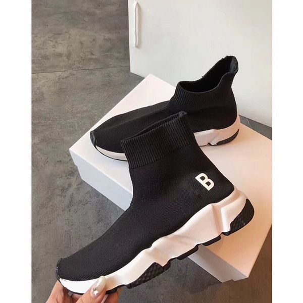 

speed trainer 2019 socks shoes for men women green black white red pinks fashion sneakers walking casual shoe platform