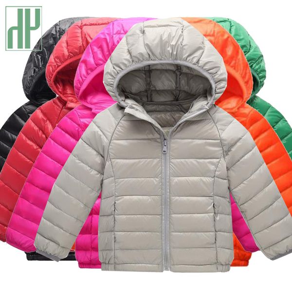 

hh kids winter jacket for boy ultra light children outerwear clothing casual baby girls clothes autumn parkas dropshipping, Blue;gray