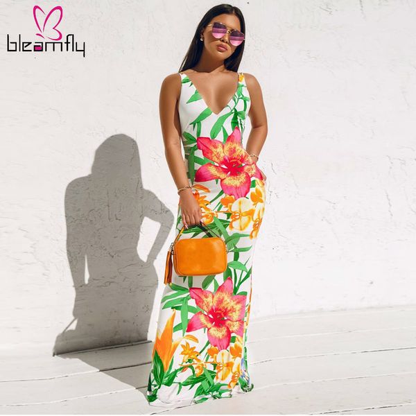 

2019 women new summer floral print sleeveless lace up open back maxi dress club party mermaid long dresses vestidos, Black;pink