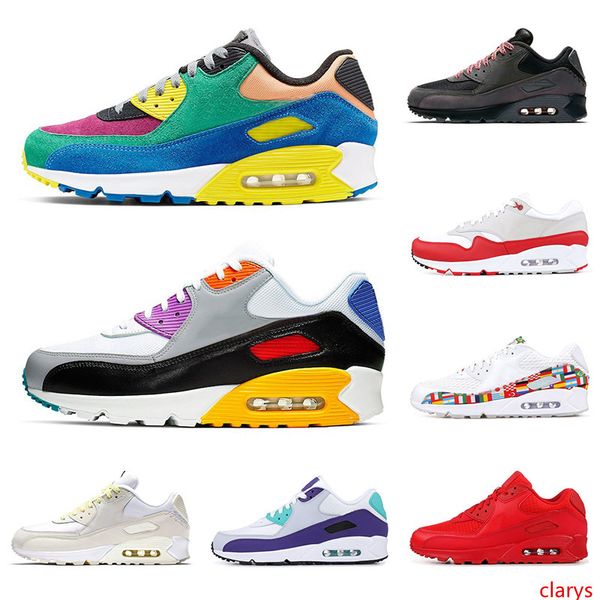 

2019 new viotech be true infrared fashion men sneakers classic 90 mistape south beach essential red women 90s designer running shoes 36-45