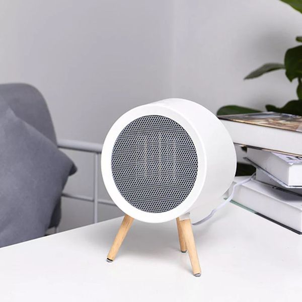 

kcasa k-116 800w home warm air blower electric mini heaters home office air heater energy-saving electric heaters warmer - white