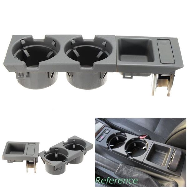 

car front center console cup box dual drinks cup holder beverage stand drink water bottle for 3 series e46 318i 320i 98
