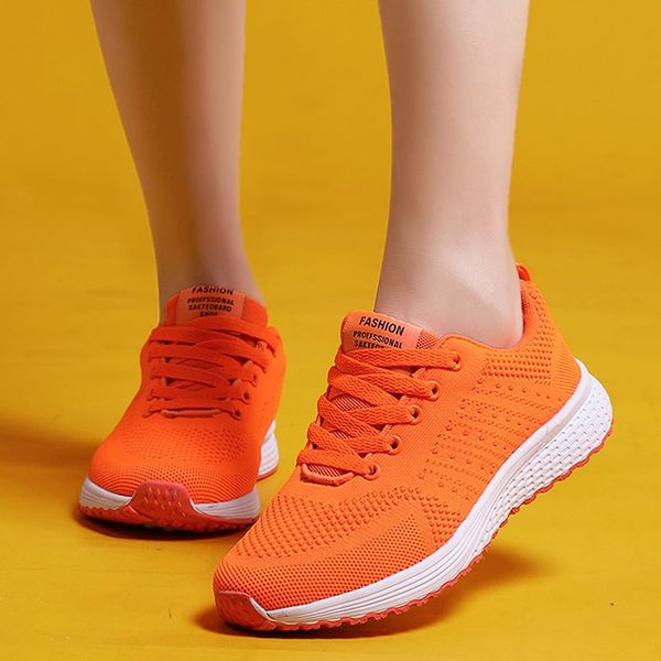 

women sneakers knitted vulcanized shoes casual slip on ladies flat shoe mesh trainers soft walking footwear zapatos mujer 30