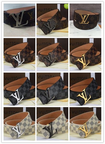 

designers bronzed pearl buckle belts for men women fashion casual genuine leather male female louιs vuιtton belt wholesale, Black;brown
