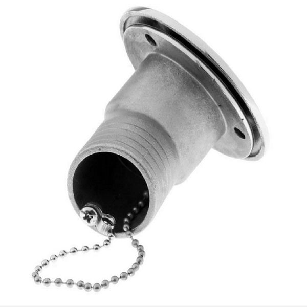 

elbow deck filler, diesel fuel filler neck with fuel filler cap for 38 mm hose, 316 stainless steel, corrosion protection