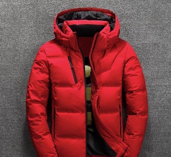 

new the north winter outdoor men clothing down jackets goose parkas coats thicken keep warm outdoor outerwear hoodies face jackets 0d, Black