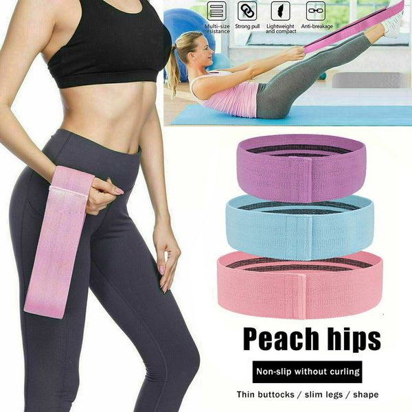 

exercise resistance band workout 3pcs loop for butt legs thigh yoga anti-slip gym fitness rubber band exercises ring