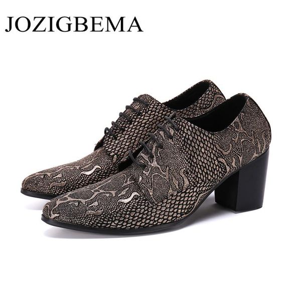 

2019 spring business wedding shoes round toe men dress shoes genuine leather oxfords formal for male luxury, Black