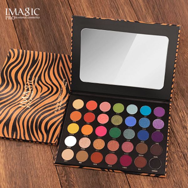 

35 colors eyeshadow palette pearlescent matte earth color series eye shadow mh88