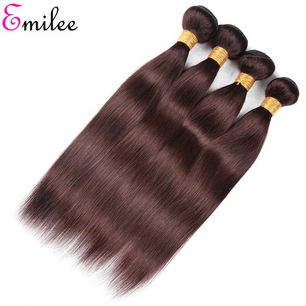 

emilee #2 ombre human hair with closure straight hair color 2 bundles indian remy ombre hair bundles with closure, Black