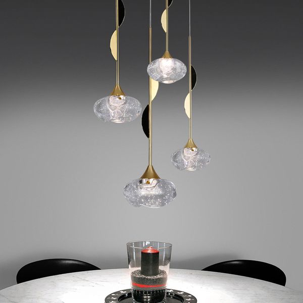 

modern luster glass ball pendant lights for dining room indoor kitchen hanging lamp bar restaurant home decor light fixtures