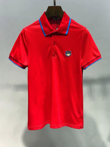 

new summer polos fashion embroidery mens polo shirts t shirt men women high street casual tee m77, Gray