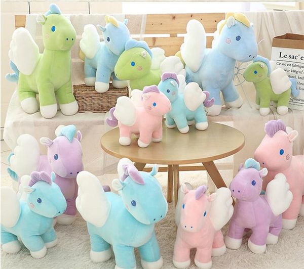 

20180524 pegasus doll cute angel horse pillow doll doll stuffed toys for girls' children's birthday gifts